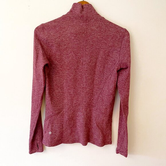 Lululemon Ready To Rulu Turtleneck in Heathered Grape, Size 6 - Picture 2 of 4